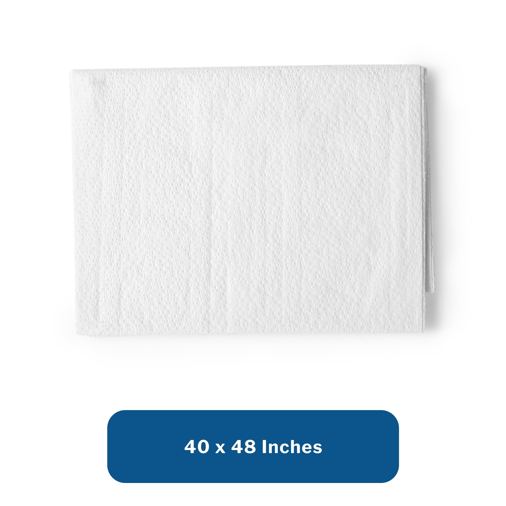 McKesson Exam Drape Sheets, 3-Ply General Purpose Physical Exam Cover, White Disposable Paper Drape, Medical Supplies, 48 in x 48 in, 100 Ct