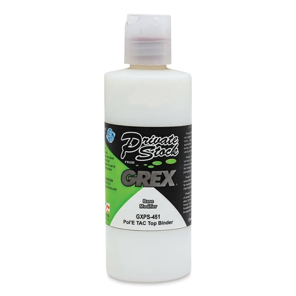 Grex Private Stock Pol’E TAC Top Binder Airbrush Medium - 4 oz