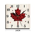 thumbnail image 2 of PENGXIANG Large Wooden Wall Clocks Creative Clock for Home Decoration Decor for Porch Balcony Corridor, 2 of 2