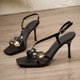 thumbnail image 5 of Correas de Tacón para Tacones Altos Mujeres Patente Diapositivas Hebilla Envolvente Floral Diamante Embellecido Esbelto Tacones Altos Vestido Sandalias, 5 of 9