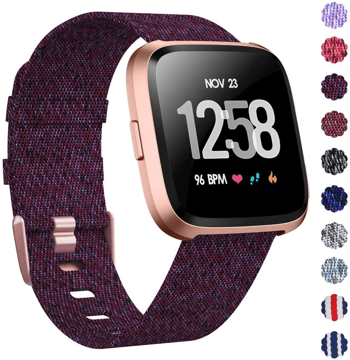 fitbit versa breathable bands