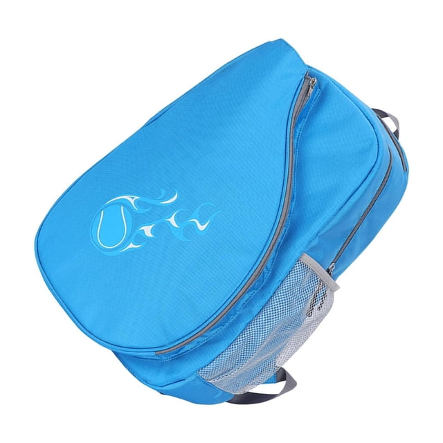 Decodeary Pickleball Paddles Backpack Tote Waterproof Tennis Racquet Bag Tennis Blue Racket Blue 30x15x46cm