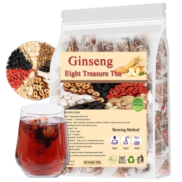 Té Aultink Ginseng Ocho Tesoros 200g (10g x 20 sobres)