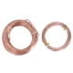 thumbnail image 3 of 2 rollos de alambre de joyería DIY para hacer manualidades, alambre de aluminio de 1,0 mm + 2,0 mm, 20 m/65,6 pies, oro rosa, 3 of 8