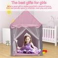 thumbnail image 5 of Niyofa Kids Play Tent Princess Castle House 51.2 x 39.4 x 47.2 Inch Game Room Cartoon Easy Assemble Playhouse Tent Toys Gifts for Children Boys Girls Indoor and Outdoor, 5 of 7