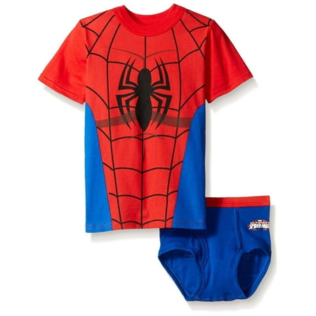 Marvel Boys' Spiderman Underwear and T-Shirt Set