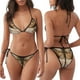 thumbnail image 3 of Balery Vintage Dragonfly Artwork Pijama Estampado Bikini de Dos Piezas para Mujer - Conjunto de Bikini Ajustable Sexy y Cómodo para Playa, 3 of 6