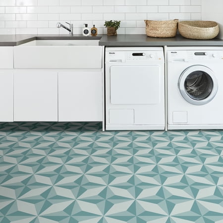 FloorPops Topaz Peel & Stick Floor Tiles