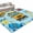 Blue, variant on 2x3 Ft Entryway Area Rug, Yellow Cartoon Truck Kitchen Rug Runner Washable Floor Mat, Cute Engineering Vehicle Non Slip Indoor Door Mat Throw Carpet for Bathroom Living Room Bedroom