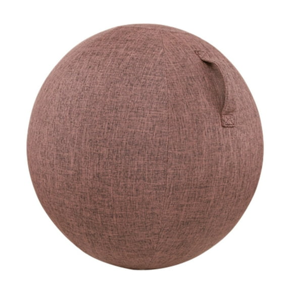 Bearachild Tamaño portátil durable y antiarañazos del abrigo de la piel de la protección de la pelota del ejercicio de lino Cubiertas para muebles de jardín café 55cm