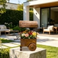 thumbnail image 7 of Deeceymbur Vintage Iron Hanging Planter Weather Resistant Flower Pot for Wall Garden Cafe Decor, 7 of 7