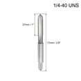 thumbnail image 2 of Uxcell Máquina de roscar 1/4-40 UNS Hilo 2A Clase 3 Flautas Acero de Alta Velocidad HSS, 2 of 5