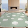 thumbnail image 2 of Design&I 9'x12' Washable Area Rug Ball Sport Motif With Scattered Dimple And Pinstripe Edge Trim Golf Flowing for Dining Room, Basement, Large Office, Snag-Free, 2 of 7