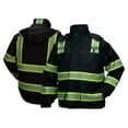 thumbnail image 5 of Pyramex RPB35 Series Teflon Coated Waterproof Black Parka ANSI Type O Class 1, 5 of 6