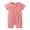 Red Watermelon, variant on Emy Dola Infant Baby Girls' Cotton Short Sleeve Romper Newborn 2-Way Zipper One-piece 3M-3T Toddler Summer Jumpsuit