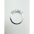thumbnail image 3 of HeartsAndYou 3ct Asscher Cut Moissanite Five Stone Engagement Ring for Women 18k White Gold over Silver, 3 of 7
