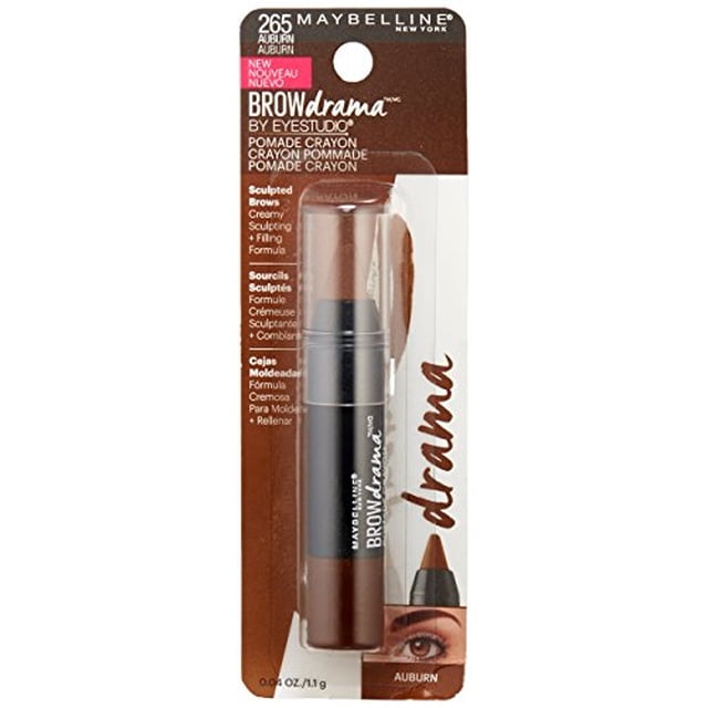 Maybelline Pomada en Crayón para Cejas Brow Drama, Auburn, 0.113ml