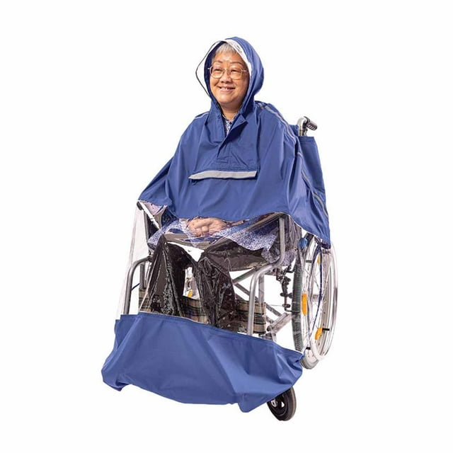 kurtrusly Sac de Rangement Imperméable Transparent pour Fauteuil Roulant Imperméable pour Adultes Facile à Nettoyer