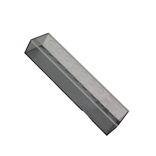 kurtrusly Hydroponics Plants Holder Home Living Room Acrylic Flower Vase Rectangular Gray 18 Hole