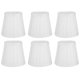 thumbnail image 2 of Pantalla de lámpara de mesa Jadeshay moderna de escritorio de Tela 6 piezas Blanco, 2 of 8
