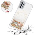 thumbnail image 5 of Compatible with Samsung Galaxy A32 5G Case Glitter Luxury Cute Love Liquid Quicksand Clear Soft TPU Girls Women Stylish Bumper Shockproof Protective Case for Samsung Galaxy A32 5G Golden YB, 5 of 12