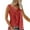 Red-1, variant on Aofany Plus Size Women V Neck Broken Flowers Tank Tops Sleeveless Leisure Summer Vest T-Shirt