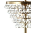 thumbnail image 4 of JONATHAN Y Jemma 60" Crystal/Metal LED Floor Lamp, Brass Gold / Clear, JYL9005B, 4 of 5