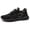 W556 Black, variant on 2025 New Arrival Men'S Breathable Casual Sports Sneakers - Soft Bottom, Round Toe, Low Top, Elastic Lace-Up, Light Brown, Perfect for Running and Casual Wear, Casual Sports Shoes|Minimalist Style