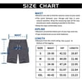 thumbnail image 6 of Tyhengta Men's Casual Cotton Shorts Drawstring Lightweight Summer Beach Shorts Jogger Gym Pockets Gray XL, 6 of 6
