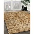thumbnail image 3 of Ahgly Company Machine Washable Indoor Rectangle Traditional Light Brown Area Rugs, 3' x 5', 3 of 7