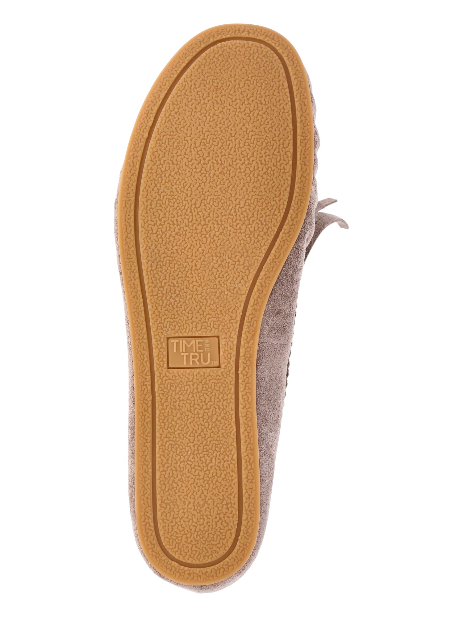 Time and Tru Women's Fringe Suede Moccasins