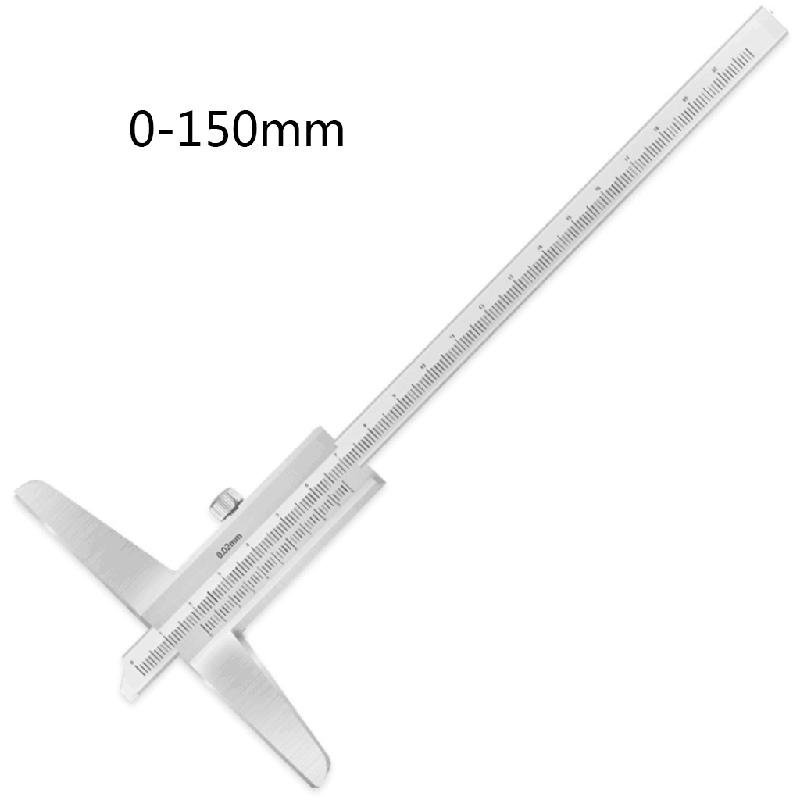 HOTYA 150mm 6inch Depth Vernier Caliper Stainless Steel Caliper Home