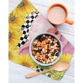 thumbnail image 3 of Farmhouse Sunflowers Kitchen Dish Towels for Drying Dishes Set of 3, Country Watercolor Pig Black Plaid Waffle Weave Microfiber Hand Tea Bathroom Towels Quick Dry & Absorbent Towel 12x12, 3 of 7