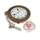 thumbnail image 1 of Disfraz de Halloween,Collar con reloj de bolsillo y nariz de conejo para cosplay,Accesorios para disfraces de Halloween Disfraces elegantes,Reloj de bolsillo Steampunk con collar de, 1 of 8