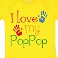 thumbnail image 4 of Inktastic Poppop Grandkids Handprints Boys or Girls Baby Bodysuit, 4 of 5