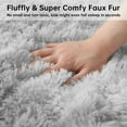 CozyDesg 8ft x 10ft Area Rugs, Soft Fluffy Area Rugs Floor Mat Floor