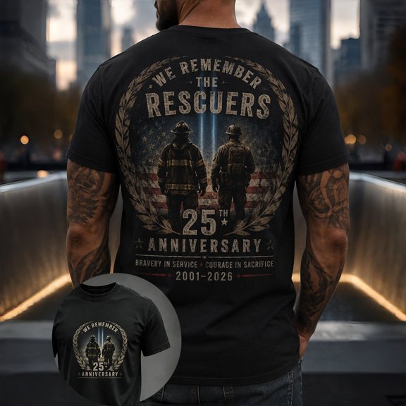 AHMOMEI Patriot Day 9 11 Shirt Men Never Forget 25th Anniversary Memorial Shirt Men American Flag Honor Faith 9/11 Shirt