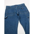 thumbnail image 6 of Dickies Men's FLEX Relaxed Fit Carpenter Jeans, Stonewashed Indigo Blue, 36W x 32L, 6 of 7
