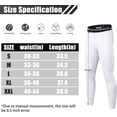 thumbnail image 3 of Men’s Compression Pants, Leggings Running Tights Workout Base Layer for Basketball Sports Athletic Football Gym, 3 of 7