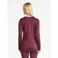 thumbnail image 3 of ClimateRight by Cuddl Duds Women's Thermal Guard Base Layer Crew Neck Top, Sizes XS to 4X, 3 of 5