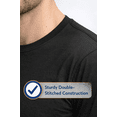 thumbnail image 2 of Men’s 100% Cotton Heavyweight Casual T-Shirt, 180GSM Soft Durable Solid Basic Crew Neck Tee, S-3XL, 3 Pack, 2 of 6