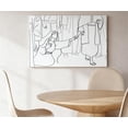 thumbnail image 5 of The Woman Who Touched Jesus' Hem Line Art Canvas Wall Art, Christian Biblical Story Decor, Minimalist Faith Artwork For Home Chapel, Sunday School, Living Room, Ready To Hang 8*12inch(20*30cm), 5 of 6
