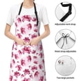 thumbnail image 6 of Lsque Lilies Flowers Waterproof Apron Chef Aprons for Men Heavy Duty Chemical Work Apron Extra Long Grilling Aprons with Adjustable Bib Apron, 6 of 9