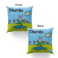 thumbnail image 3 of TROTRO Pillow Covers x Inch Cartoon Square Pillowcase For Home Couch Bed Sofa Chair Decor *IN, 3 of 5