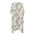 thumbnail image 2 of HELLHERO Black Leaf Vine Bathing Suit Cover Up Breathable Polyester Cardigan Long Kimono Swimsuit Cover Up, 2 of 6