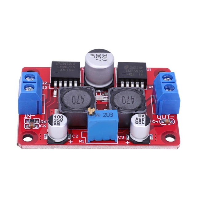 Regulador de módulo de voltaje LM2577S+LM2596S de 3,5 V-28 V a 1,25 V-26 V de reducción automática