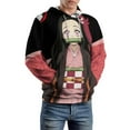 thumbnail image 6 of Kamado Nezuko Unisex Adult Hoodie Casual Hooded Sweatshirt Pullover Novelty 3D Printed Sweater Jacket 2XL, 6 of 8