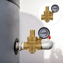 FESTFENDS Water Pressure Control Brass Regulator Valve Golden 1PC