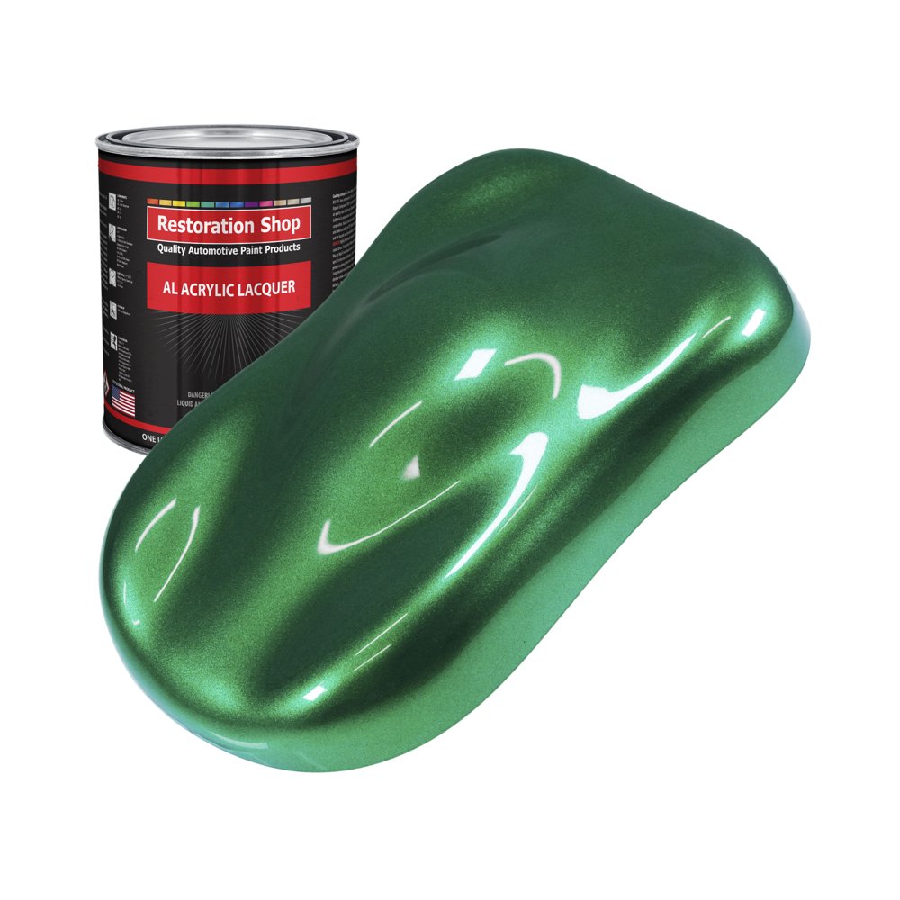 Restoration Shop Emerald Green Metallic Acrylic Lacquer Auto Paint
