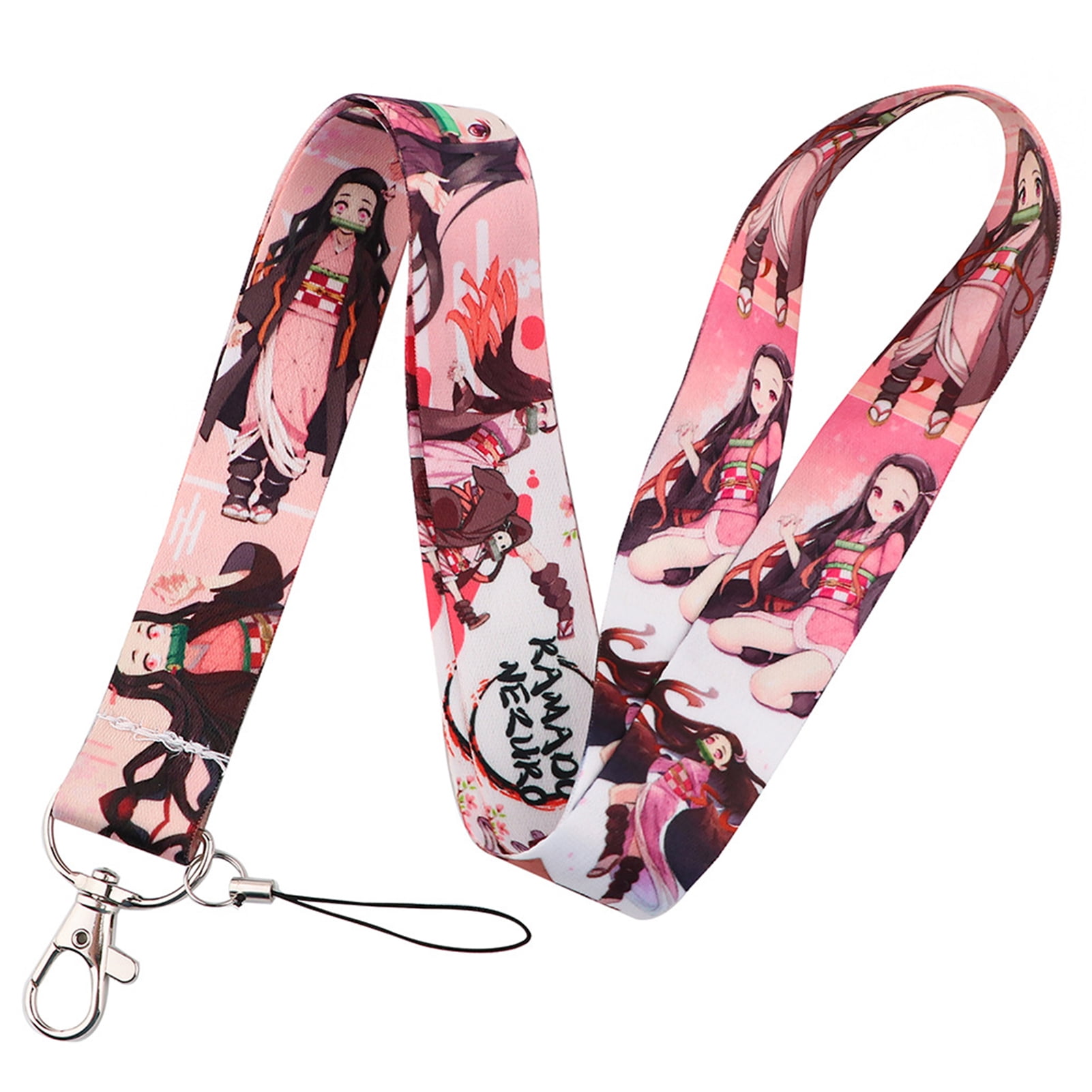 Demon Slayer: Kimetsu No Yaiba Anime Id Badge Holder Lanyard W/ Rubber  Charm Multicoloured : Target